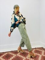 Blouse Imprimé Graphique & Col Lacé Bohème - GOLD&SILVER – Image 4