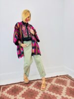 Veste Ceinturée Imprimé Ethnique - GOLD&SILVER – Image 3