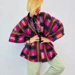 Veste Ceinturée Imprimé Ethnique - GOLD&SILVER