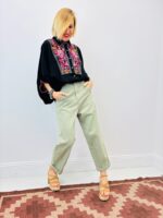 Tunique Brodée Détail Perles - GOLD&SILVER – Image 2