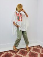 Tunique Brodée Détail Perles - GOLD&SILVER – Image 3