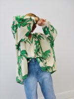 Blouse Imprimé Palmier & Message Paradise - GOLD&SILVER – Image 3