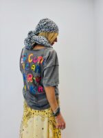 T-Shirt Coton Délavé Message Brodé - GOLD&SILVER – Image 5