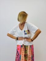 T-Shirt Coton Délavé Message Brodé - GOLD&SILVER – Image 7