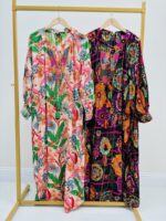 Robe Longue Imprimé Floral Bohème - GOLD&SILVER – Image 6