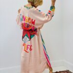 Robe Rainbow Rayures Multicolores - GOLD&SILVER