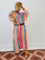 Robe Rainbow Rayures Multicolores - GOLD&SILVER – Image 3