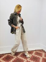 Veste Léopard Toile De Jean – Denim Sauvage & Tendance – Image 3