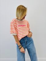 T-Shirt Manches Bouffantes Rayé “Los Angeles” – Image 3