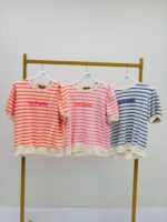 T-Shirt Manches Bouffantes Rayé “Los Angeles” – Image 4