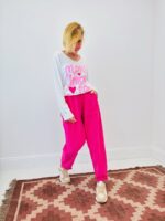 Pantalon Velours Coupe Relax Taille Élastiquée – Image 3