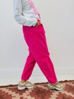 Pantalon Velours Coupe Relax Taille Élastiquée – Image 4