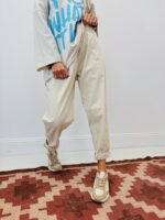 Pantalon Velours Coupe Relax Taille Élastiquée – Image 5