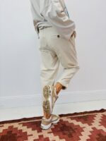 Pantalon Velours Coupe Relax Taille Élastiquée – Image 7