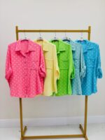 Chemise Oversize En Gaze De Coton À Motif Pois – Image 4