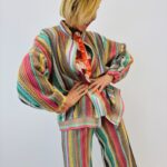 Veste Crochet Multicolore Doublée – Les Acolytes