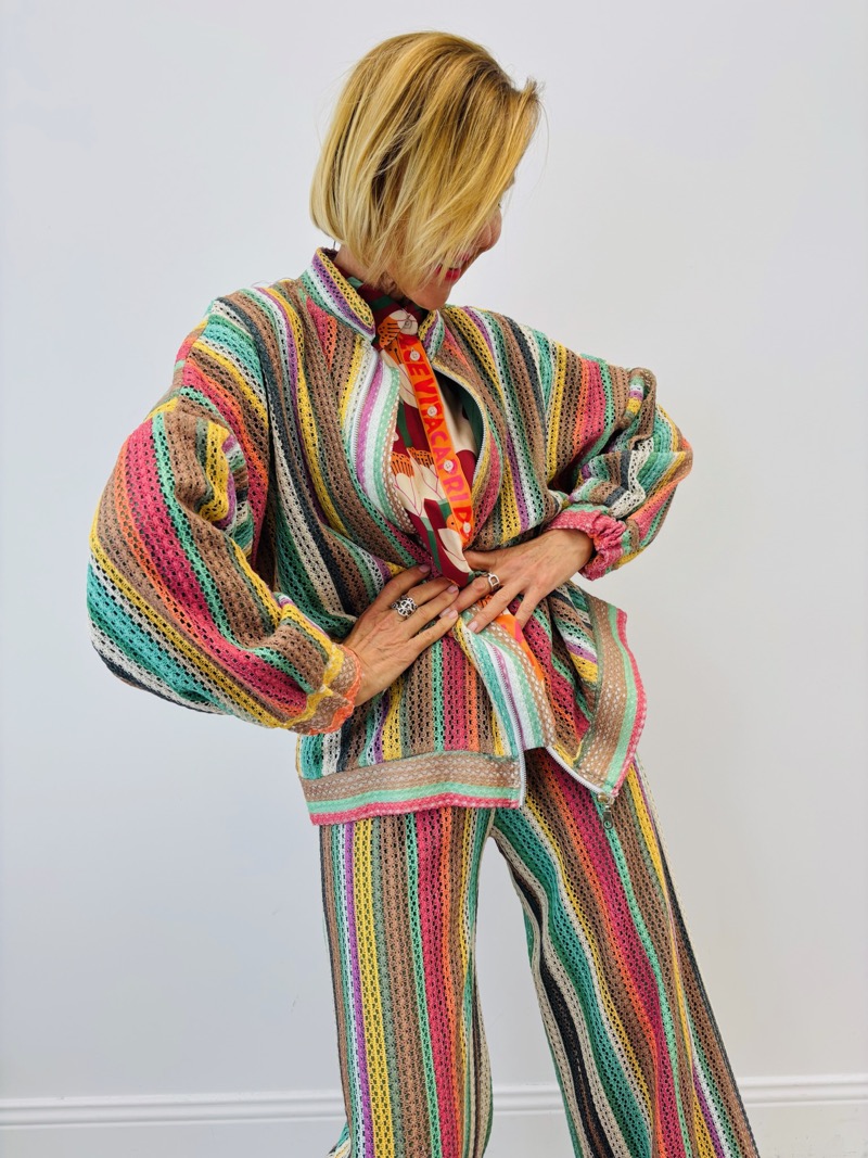 IMG_5531 Veste Crochet Multicolore Doublée – Les Acolytes – Image 1