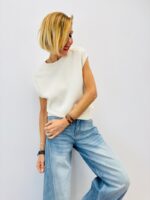 Pull Sans Manches En Coton – VIZTY By Ange – Image 3