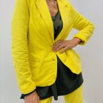 Veste Façon Blazer En Coton Stretch