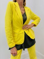 Veste Façon Blazer En Coton Stretch