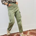 Pantalon Cargo Coupe Droite Casual Chic