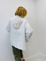 Veste En Coton Naturel Motif Peace – Image 2