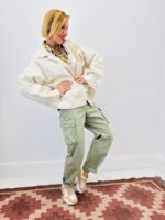 Veste En Coton Naturel Motif Peace – Image 4