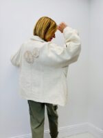 Veste En Coton Naturel Motif Peace – Image 5