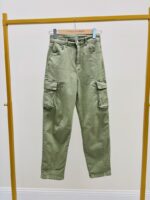 Pantalon Cargo Coupe Droite Casual Chic – Image 4