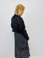 Chemise Transparente À Fleurs En Relief – Image 2