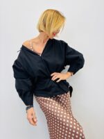 Chemise Chauve-Souris En Coton Naturel