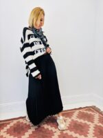 Pull Marinière À Grosses Rayures “Crème De La Crème” – Image 2