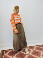 Jupe Plissée Soleil Avec Ceinture – Image 4