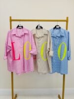 Chemise Rayée LOVE Oversize – Esprit Pop – Image 7