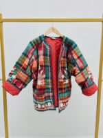 Veste Matelassée Patchwork En Coton – Image 4