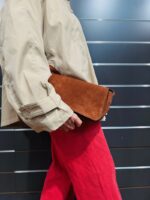 Sac En Cuir Suédé Intemporelle – Image 2