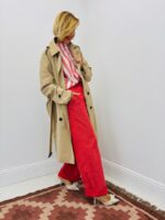 Trench Long Oversize Déperlant – Allure Structurée – Image 3