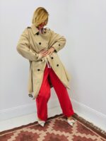 Trench Long Oversize Déperlant – Allure Structurée