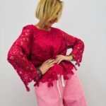 Top En Dentelle Doublé – Féminité Raffinée