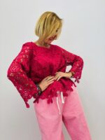 Top En Dentelle Doublé – Féminité Raffinée