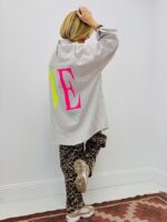 Chemise Rayée LOVE Oversize – Esprit Pop – Image 5