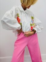 Chemise Brodée Oversize – Esprit Bohème Chic – Image 4