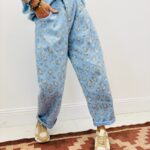 Pantalon Léopard En Toile Denim – Tendance & Confort Moderne