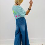 T-Shirt Col V Oversize