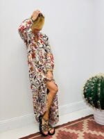 Robe Longue Imprimé Bohème Floral - Marque Palme – Image 5