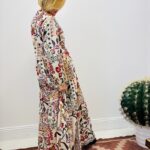 Robe Longue Imprimé Bohème Floral - Marque Palme