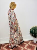 Robe Longue Imprimé Bohème Floral - Marque Palme