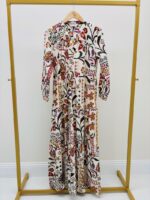 Robe Longue Imprimé Bohème Floral - Marque Palme – Image 2