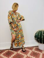 Robe Longue Imprimé Agrumes - Marque Palme – Image 5