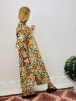 Robe Longue Imprimé Agrumes - Marque Palme